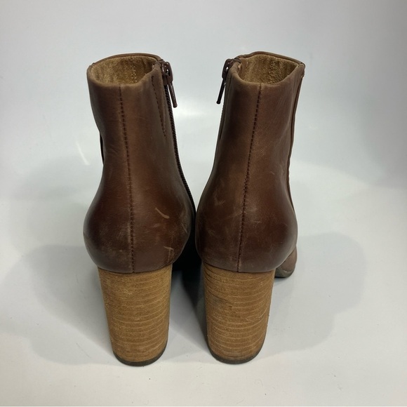 Vionic Kennedy ankle boots brown tan leather size 6 - Picture 5 of 10